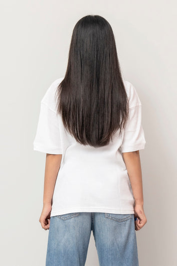 Classic White Waffle Polo